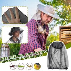 Mosquito Insect Hat Bug Mesh Head Net Camping Face Protector