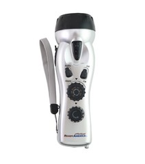 Ready America Emergency Power Station Flashlight Phone Charger Radio