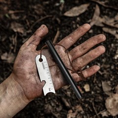 2-Pack Ferro Rod Fire Starter Kit w/6-in-1 Tool & Tinder – Survival Camping