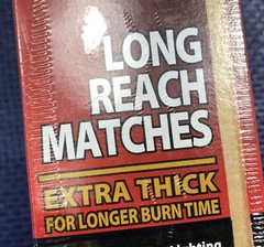 Diamond LONG REACH MATCHES 75 Sticks Extra Thick wood bbq fireplace