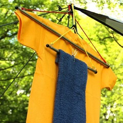 MG TRAIL Portable Telescopic Camping Hanger Outdoor Travel Clothes Drying Rod