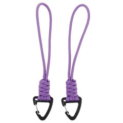 2 Pcs Outdoor Camping Water Bottles Mini Backpack Keychain Carabiner Hanging