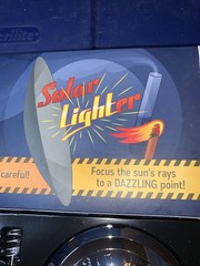 1pc Outdoor Solar Lighter Fire Starter Waterproof Windproof Camping Tool – NEW