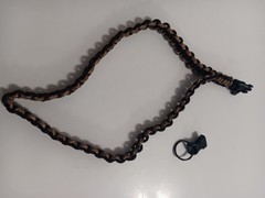 Camo Paracord 550 Homemde Key Lanyard Detachable With Whistle New