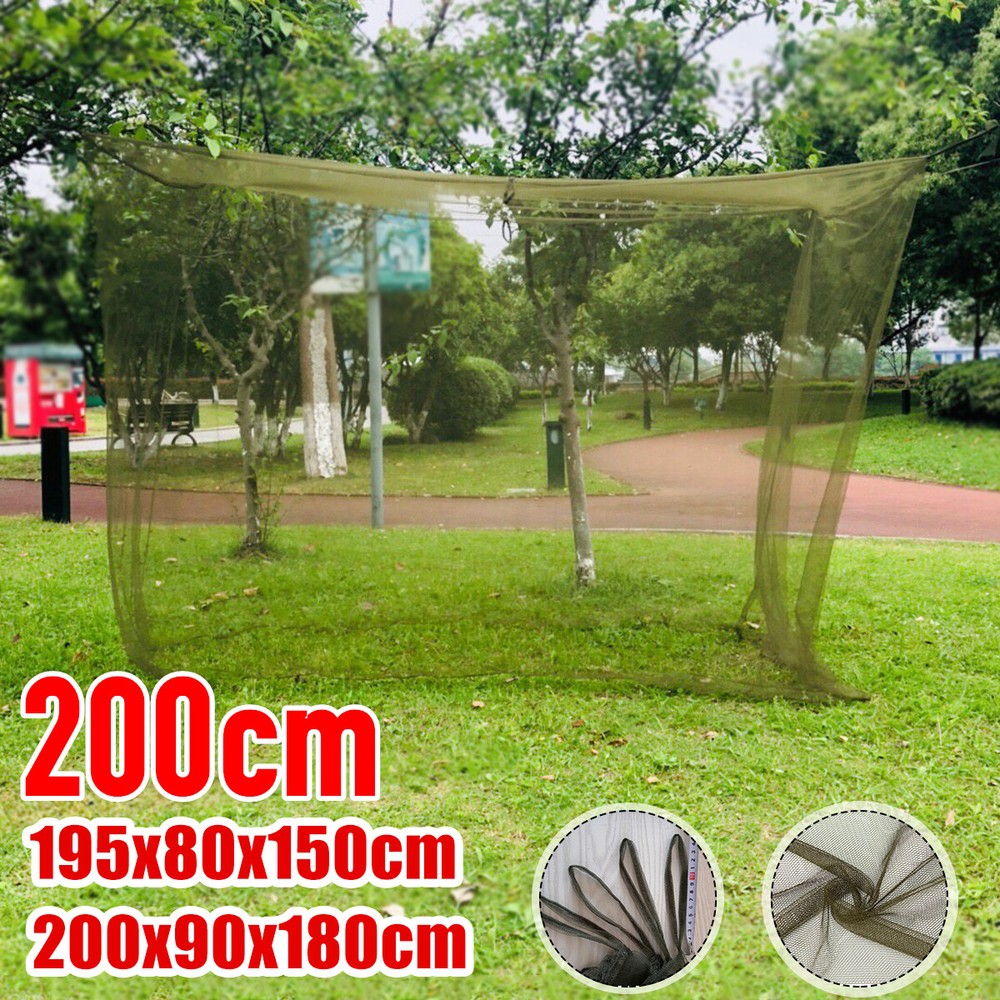 Camping Netting Insect Tent Portable Large Green Mosquito Fly Net Indoor Outdoor