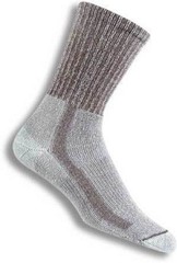 Thorlos Mens Lth Thick Padded Light Crew Hiking Socks, Large, Walnut (1 Pair)