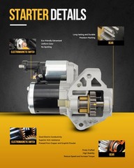 Kac Starter Starters 6484 Starter For 98-09 Chevy Pontiac Olds Camaro Impala