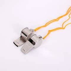 12 Pcs Whistle with Lanyard Emergency Keychain Outdoor Hiking Lifeguard