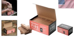 Eco-Friendly Odorless Fire Starters – Light Charcoal Easily with 1300°F Burn
