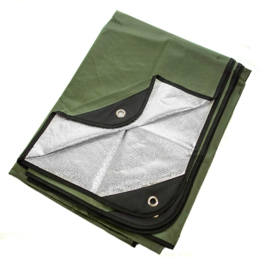 Insulated Tarp, Reusable Heavy Duty Thermal Survival Blanket – 60X82In, Reflects