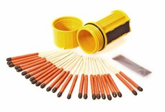 UCO Stormproof Match Kit with Waterproof Case, 25 Stormproof Matches and 3 St…