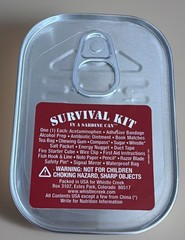 Whistle Creek Survival Kit in a Sardine Can. Brand New & Factory Sealed. 2007