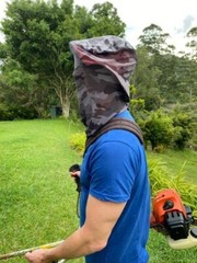 Mosquito Camo Bug Bee Insect Protection Net Head Face Mesh UVProtection Nobite G