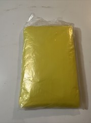 Pocket Rain Poncho Adult Yellow Lightweight Ponchos Rita Extra 125cm Adulto