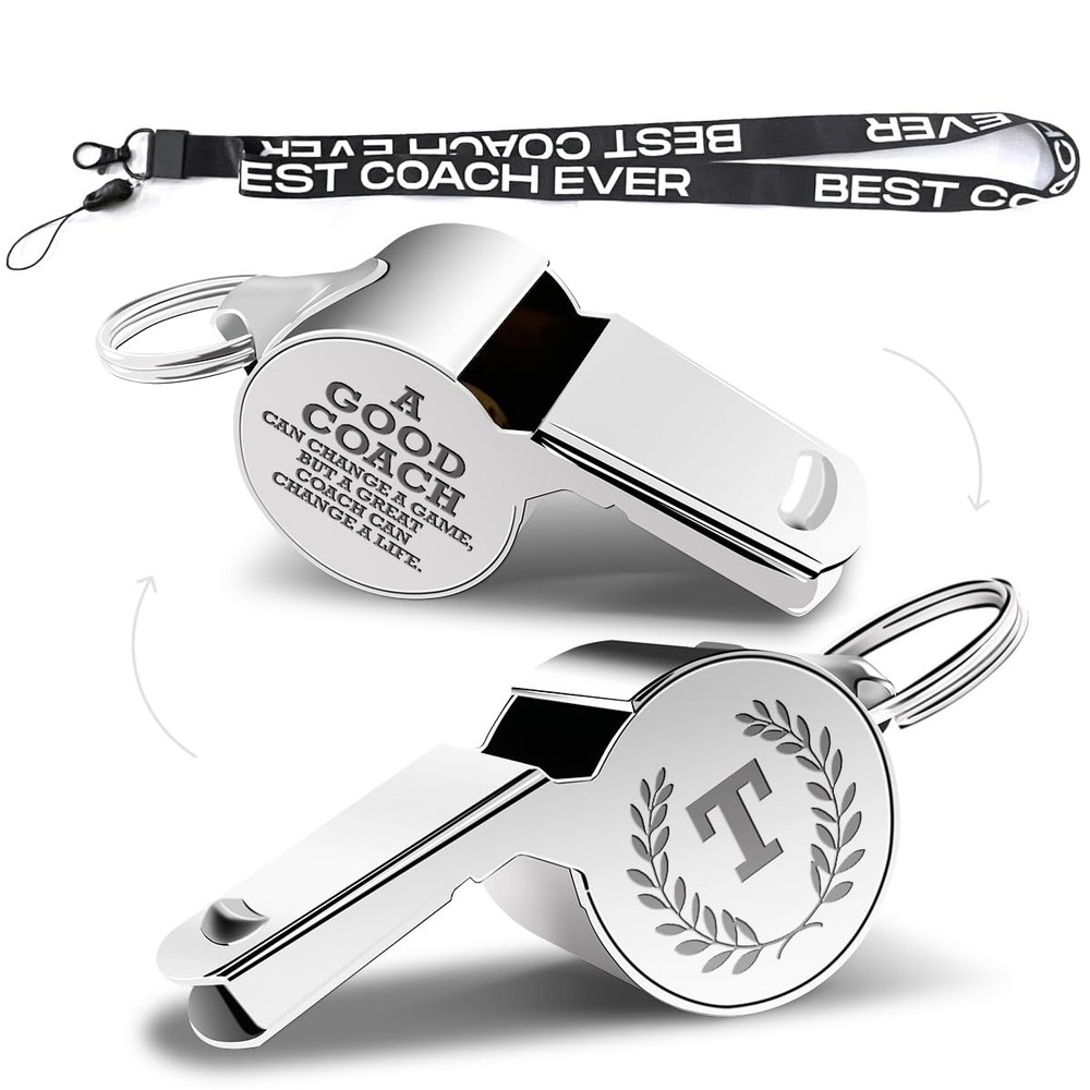 Letters Coach Gifts, Whistle for Coaches, Whistle Emergency, Thank You Coach …