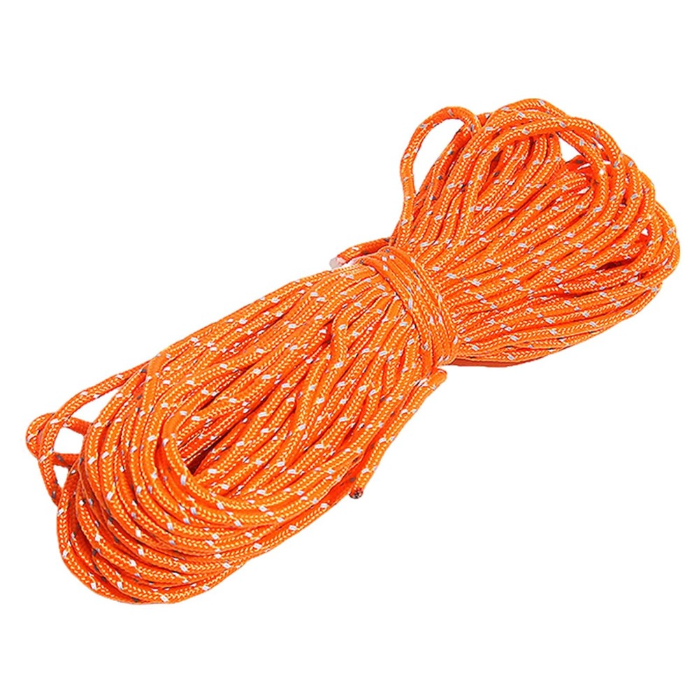 2mm Reflective Thin Paracord Rope – 65ft Dyneema Guy Lines for Tent, Tarp, Ca…
