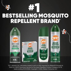 Off! Sportsman Insect Mosquito Repellent Spray Deep Woods Prevents Dengue 6oz
