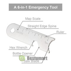 2 Packs Magnesium Block Flint Fire Starter Emergency Survival Camping