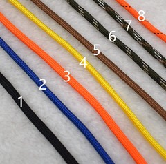 2 Pack Handmade 550 Paracord Knife Lanyard With Steel Beads / Knife Pendant
