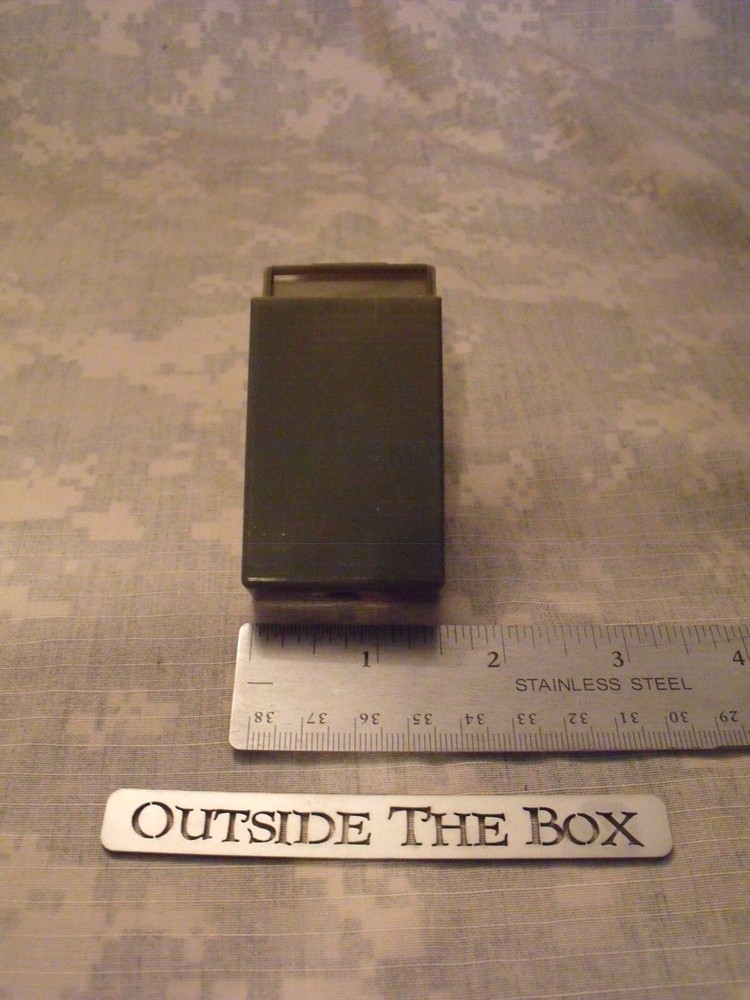 EMPTY BOX – Spark-Lite Military Survival Fire Starter BOX ONLY, OLIVE DRAB