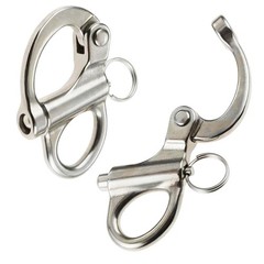 Shackle Quick Release Clip Stainless Steel Marine 316 Snap Shackle 2Pcs Rigging