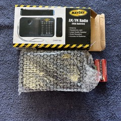 Mayday AM/FM Radio With Batteries Earthquake Kit Item