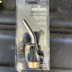 Bernzomatic WT2301C Utility Torch – Outdoor Use – Propane Compatible – New