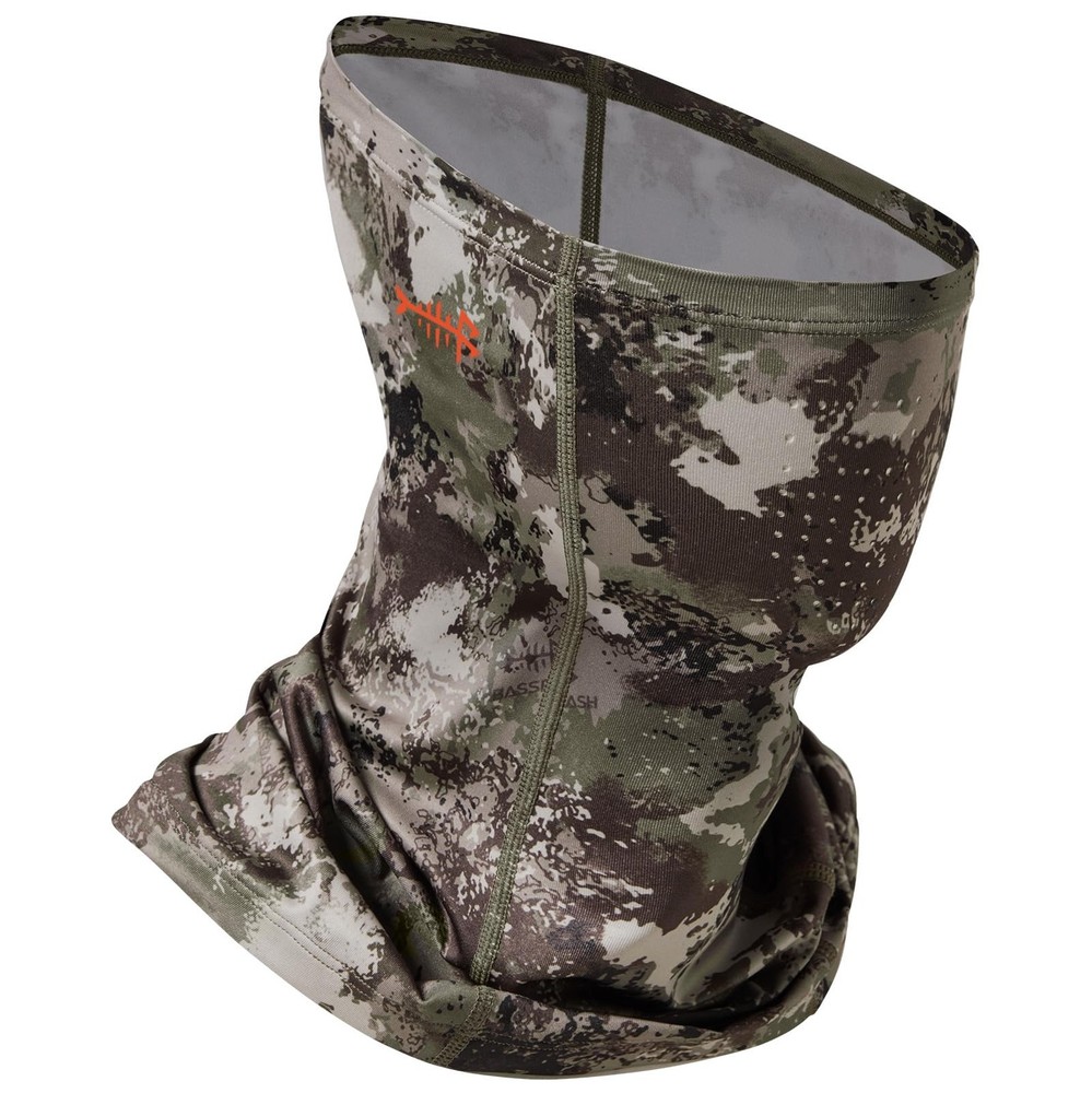 BASSDASH Neck Gaiter Mask UPF 50 Sun Protection for Men One Size, Grunge Camo