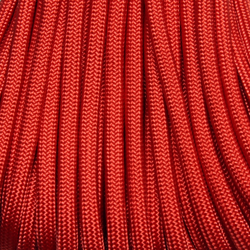 3×100 Ft 550 Paracord Red USA MADE & SELLER same day shipping