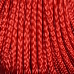 3×100 Ft 550 Paracord Red USA MADE & SELLER same day shipping