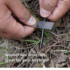 20-Pack Mini Small Ferro Rods 5/32 Inch Thick x3 Inch Long – Ferrocerium Flin…