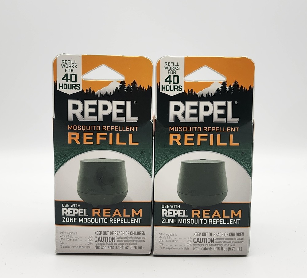 NEW Repel Realm Zone Mosquito Repellant Refill – 2 Pack