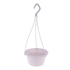 Plastic Hanging Planter Flower Plant Chain Basket Planter Holder Flower Pots