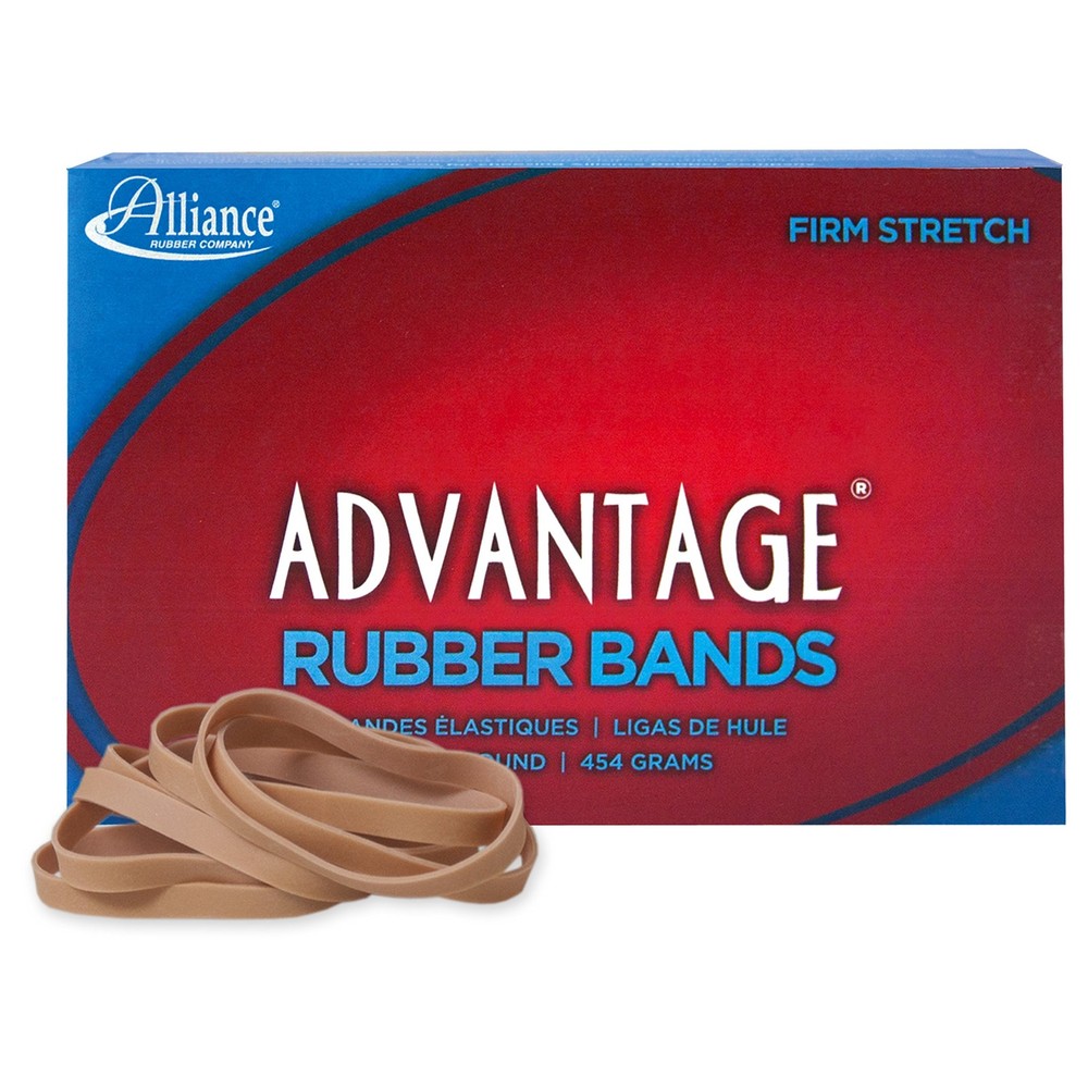 Alliance Rubber 26635 Advantage Bands 1 Pound 3 x 1/4 inches, Beige