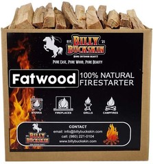 Billy Buckskin 10 lbs. Fatwood Fire Starter Sticks Camping Essentials | Great…