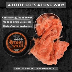 Tactiko Camping Fire Starter – Waterproof Survival Fire Starter for Wet – 1-Pack