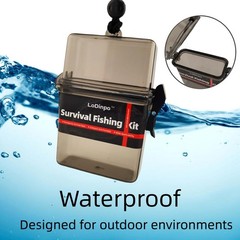 Portable Pocket Fishing Tackle Box Lightweight Survivalist Accessories