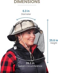 Durable Mosquito Head Netting – Chemical-Free Protection for Outdoor Adventures