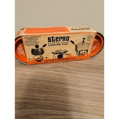VINTAGE Sterno Canned Heat Cooking Fuel 2 pack of 3.25 Oz Camping
