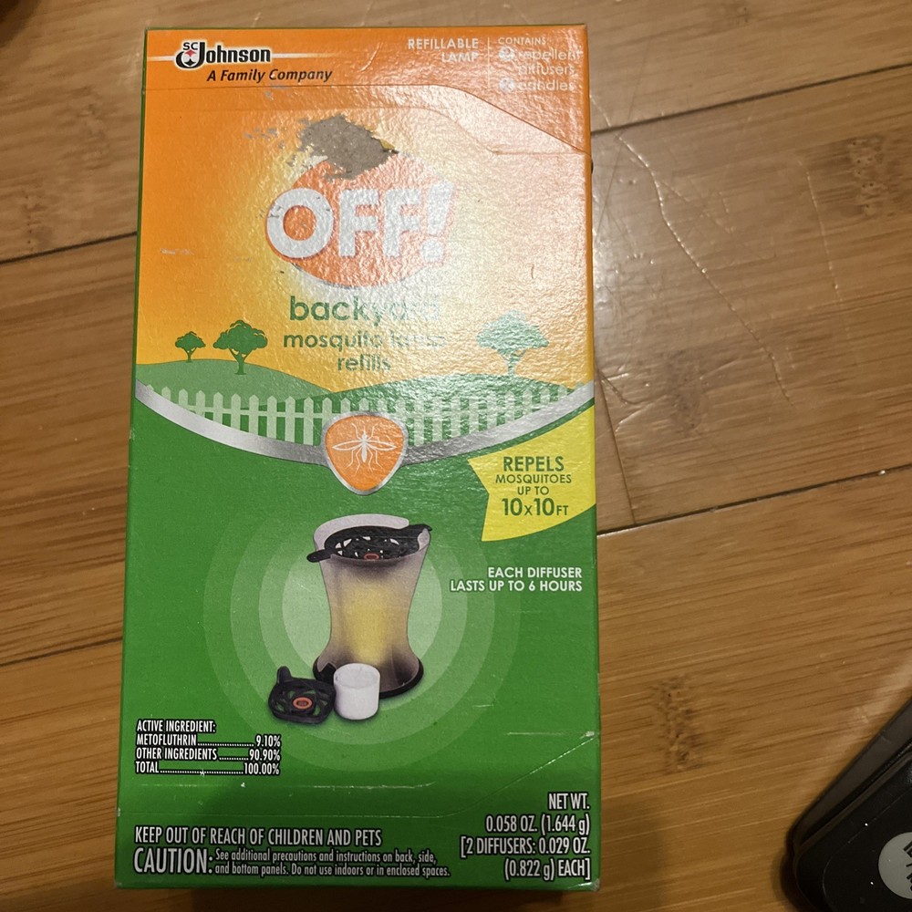 Off! Mosquito Lamp Refills (76086) 2-Candles, 2 Diffusers