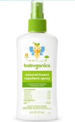 Babyganics Insect Spray, 6oz, 2 pack, Made with Plant and Essential Oils, Packag