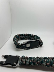 Pack x3 Multifunctional Survival Bracelet with Rope Knife for Camping