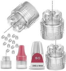 Plus Pen Tip 33Gx4mm, Flat Base,Extra Thin-Wall Tech, 100 Box, | Standard Com…