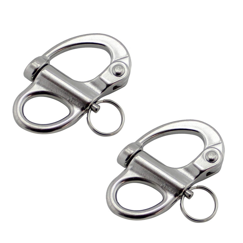 Pair Of 1-3/8(35mm)/2»(52mm)/2-5/8(69mm)/3-3/4(96mm)(316 Stainless Steel Fixed