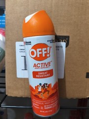 NEW JOHNSON OFF! 6 oz. Aerosol Active Insect Repellent Sweat Resistant 3 Pack