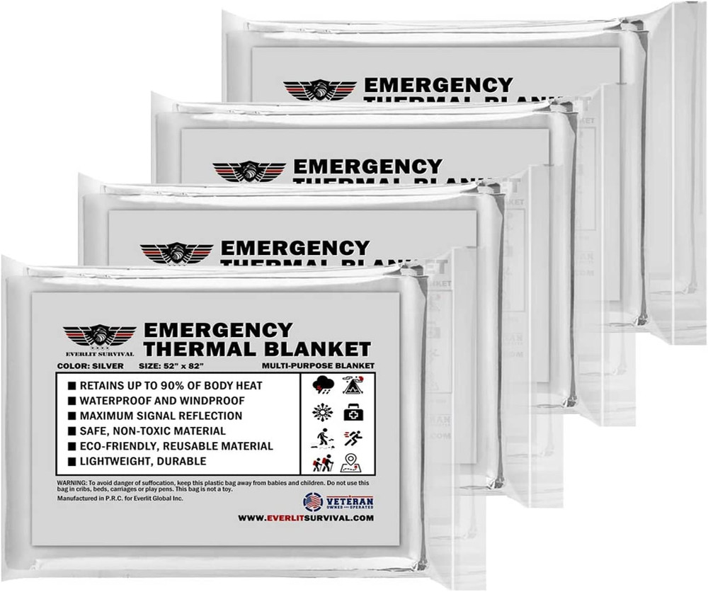 Manta Termica De Emergencia Mylar Para Supervivencia Diseno Espacial NASA Viajes