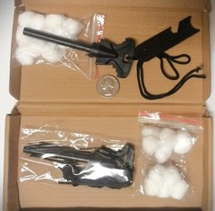 2Pcs Magnesium Fire Starter with Striker High Temp Magnesium Rod Ferro Emergency