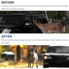 Deer Warning Whistles Device for Car, Vehicle Deer Horn Safety Warning 6 PCS