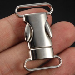 Metal Quick Release Buckle Fashion Curved Top for Survival Paracord Bracelet
