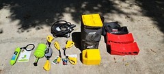 Camping Essentials= Water Filter, Power cords, Anderson Levelers, Camco 
